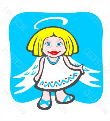 cheerful angel