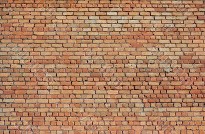 red brick wall
