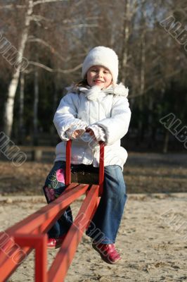 child on playground
