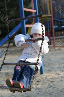 child on playground