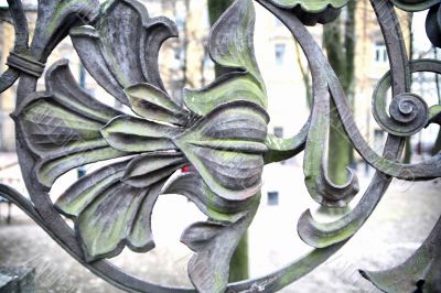 Fragment of the decorative lattice
