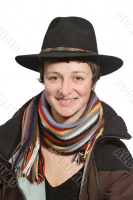 A womans face