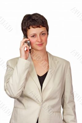 On the phone