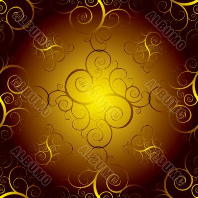 seamless iron gold