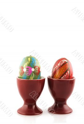 two egg cups