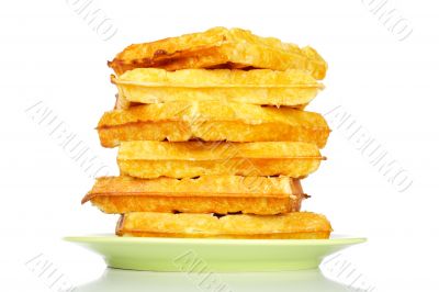 Stack of waffles
