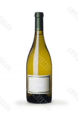 White wine bottle