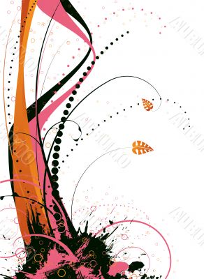 floral pink