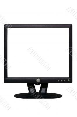 Isolated LCD Computer Monitor with Clipping Path