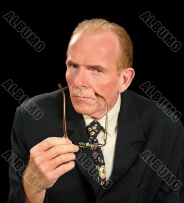 Glaring Businessman