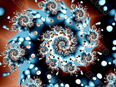 an abstract background