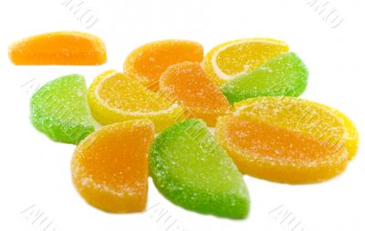 colourful fruit candies