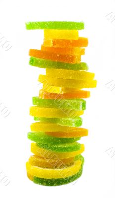 fruit candy pyramide