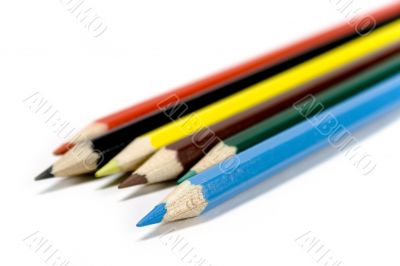 Coloured pencils