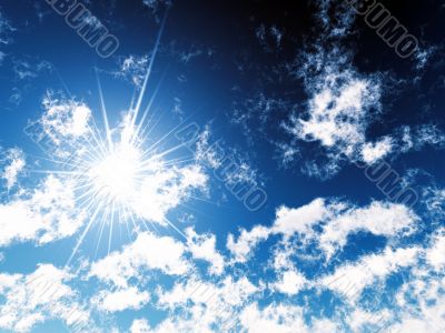beams of the sun
