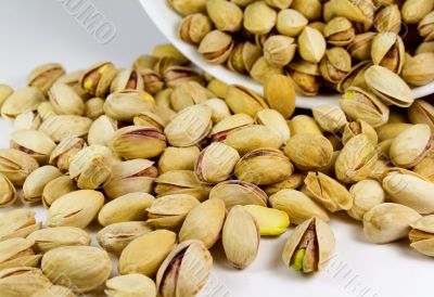pistachios from bowl