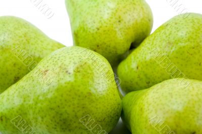 pears close-up