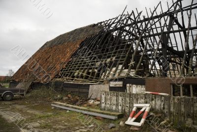 broken farmhouse