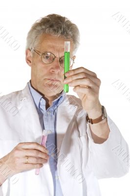 analyzing the liquid