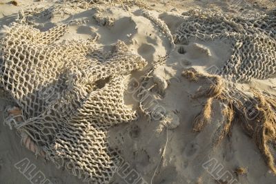fishingnet at the beach