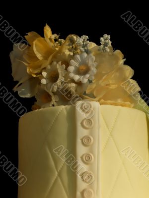 Yellow Floral Cake
