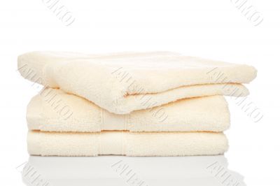 Yellow towels