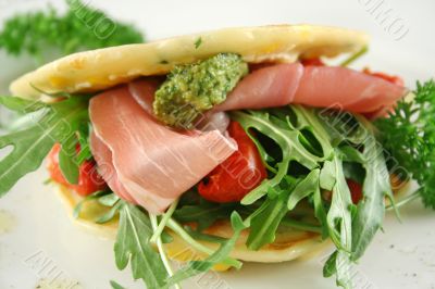 Corn Fritters With Prosciutto 7