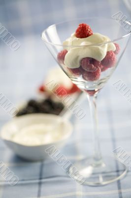 Delicious raspberry dessert