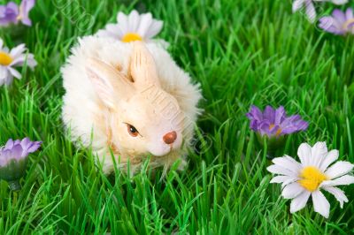 Easter decoration with bunny