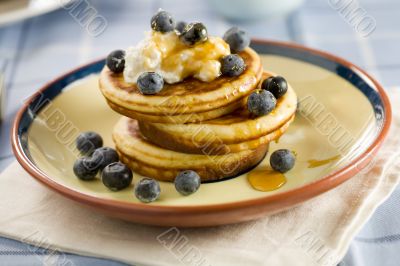 Blueberry pancake