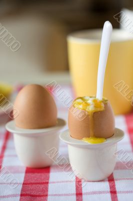 Soft cooked egg