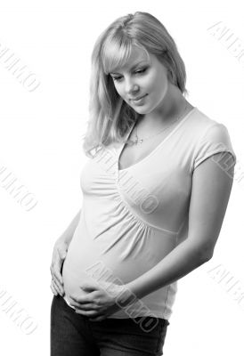 portrait of a pregnant woman