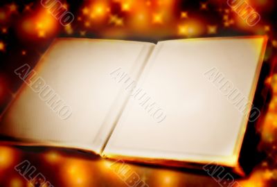 Photo Album with copy space