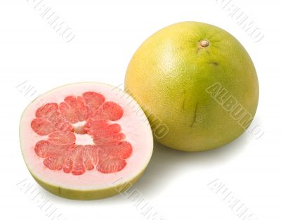 pomelo and half