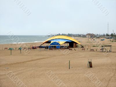 Arena on a seashore.
