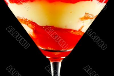Apricot Trifle In A Glass