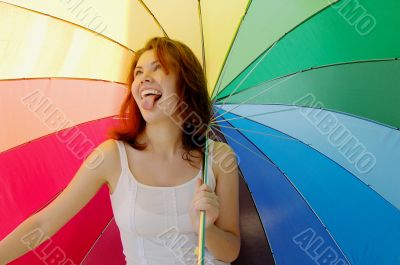 Umbrella girl
