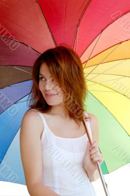 Rainbow girl