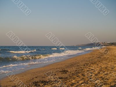 Empty seabeach