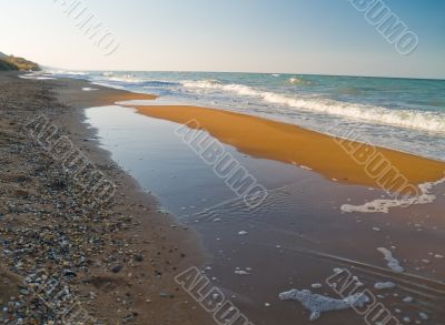 Empty seabeach