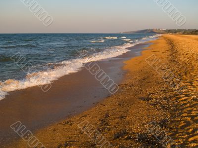 Empty seabeach