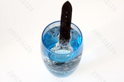 Waterproof watch.