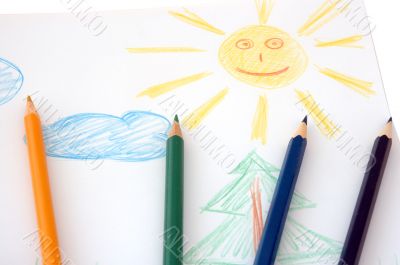 Child`s drawing.