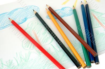 Child`s drawing.