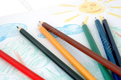 Child`s drawing.
