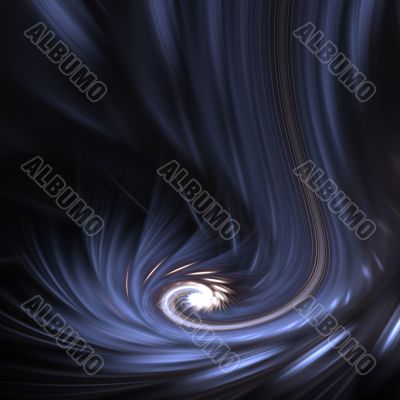 Flowing Spiral Abstract