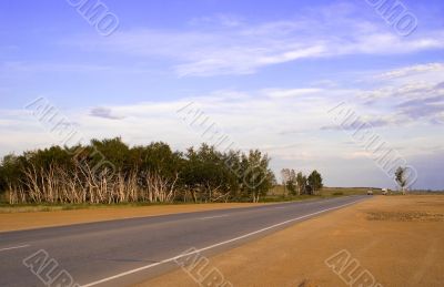 Road in prairie