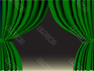 Green curtain