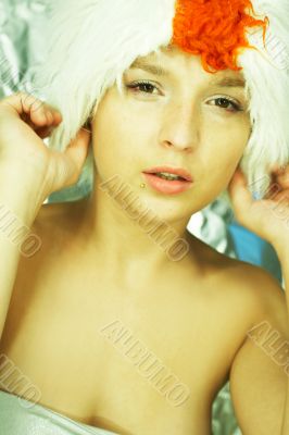 Portrait of the beautiful girl