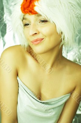 Portrait of the beautiful girl